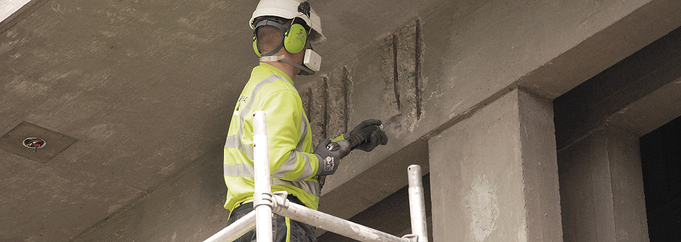 Betongrehabilitering av skadet betong