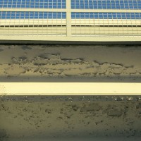 Fukt og vannskader i betongen på balkongene